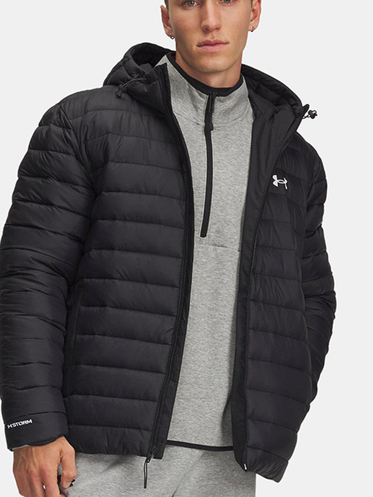 UA Under Armour Jacket Men's Autumn Winter New Woven Outdoor Windproof Sports Leisure Jacket 6006363-001