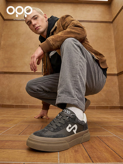 OPP men's shoes spring 2026 new low-top wear-resistant niche trendy brand versatile ruffian outdoor sports and leisure board shoes
