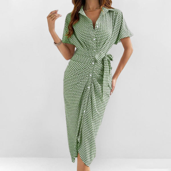 2025 Amazon Spring New European and American Cross-border Women's Fashion Elegant Strappy V-Neck Simple Dress