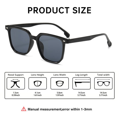 Simple polygonal rice nail sunglasses 2025 new cross-border personality men and women driving beach square sunglasses on behalf of the distribution