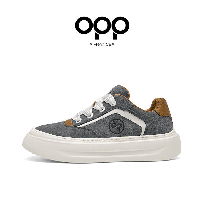 OPP men's shoes spring niche trendy brand design, thick sole heightened, casual, versatile, sports, retro, low-top shoes, men