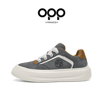 OPP men's shoes spring niche trendy brand design, thick sole heightened, casual, versatile, sports, retro, low-top shoes, men