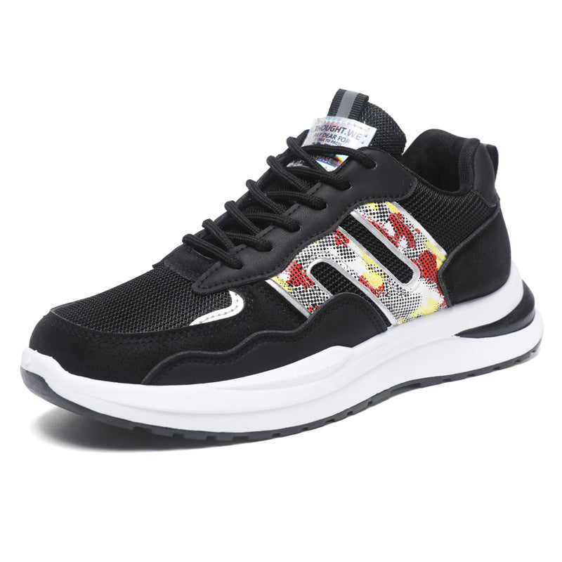 Sneakers, men's 2023 fall/winter shoes, men's trendy shoes, versatile casual shoes, waterproof leather shoes, running shoes, cross-border