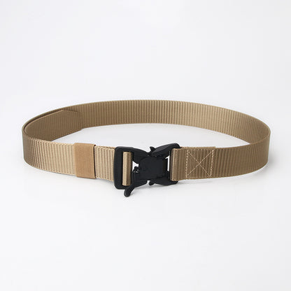 Factory Direct Outdoor Buckle Tactical Belt Men's Casual Belt Fashionable Casual Multifunctional Nylon Belt