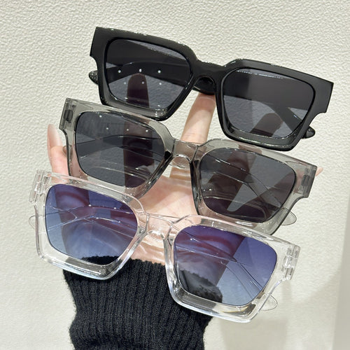 Classic square frame sunglasses 2025 cross-border hot sale wholesale full frame sunscreen men's and women's high-end face small sunglasses