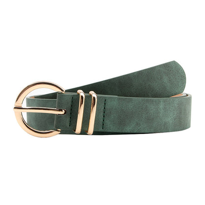 Fashion boutique sheep pattern women's pin buckle belt casual versatile jeans trouser belt belt women's spot wholesale