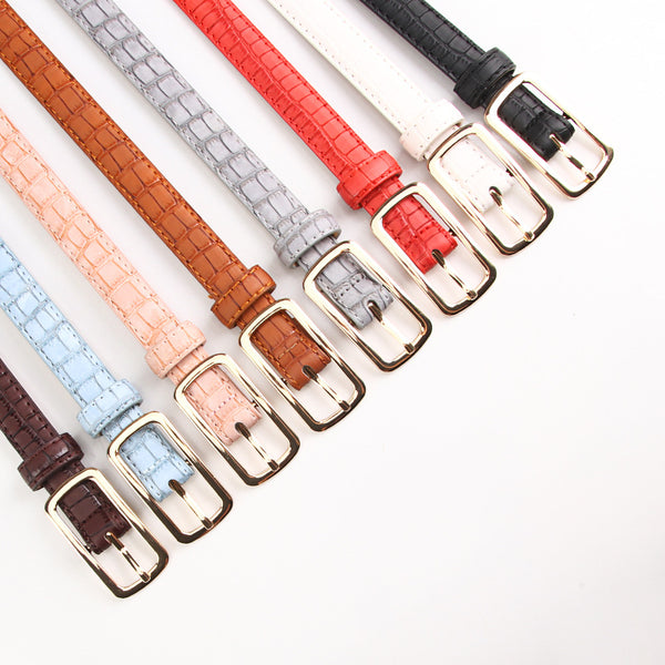 Cross-border European and American new women's belts are fashionable, simple and versatile, casual with dresses, jeans, coats, belts, women