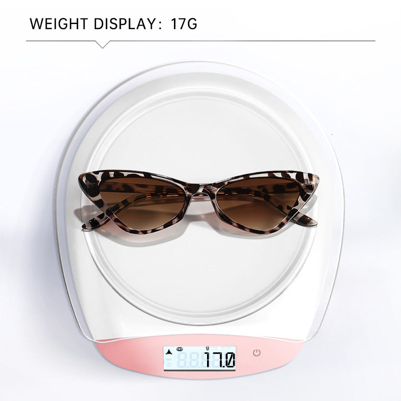 Vintage cat-eye sunglasses, European and American unique triangle small frame sunglasses, cross-border GM sunglasses for women, high-end style