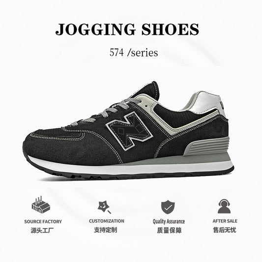 Primavera e outono New Balance Cool Run 2025 novo esquema de cores simples explosivo casual versátil casal tênis de corrida mulheres