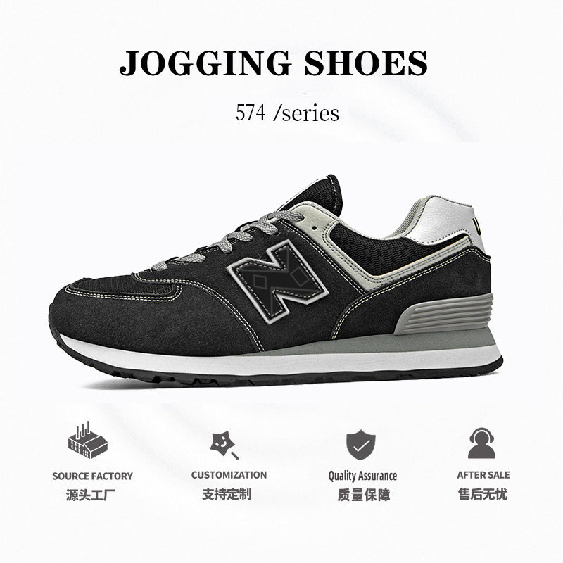 Primavera e outono New Balance Cool Run 2025 novo esquema de cores simples explosivo casual versátil casal tênis de corrida mulheres