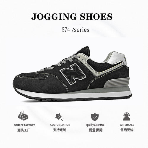 Primavera e outono New Balance Cool Run 2025 novo esquema de cores simples explosivo casual versátil casal tênis de corrida mulheres