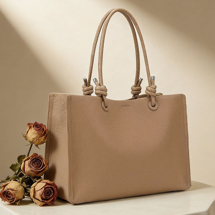 Bolsa tote design sofisticado minimalista para o dia a dia bolsa profissional versátil Bolsa de mão elegante Grande capacidade Bolsa de ombro feminina atacado