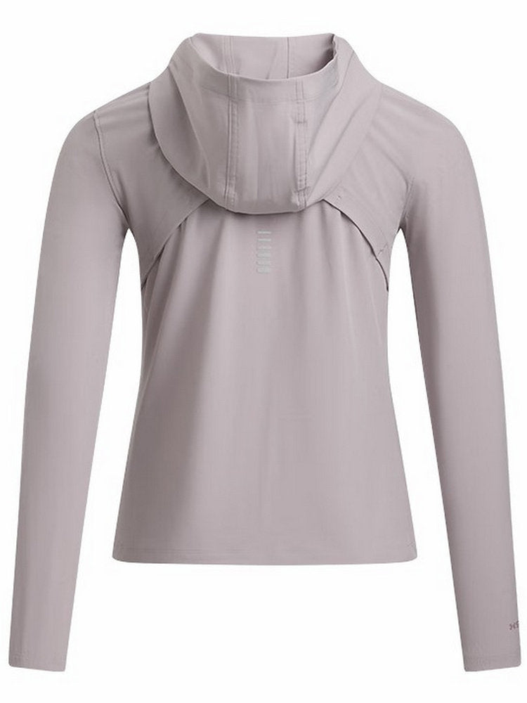 UA Under Armour Spring/Summer Women's Out The Storm Running Fitness Hooded Woven Jacket 1377043-009