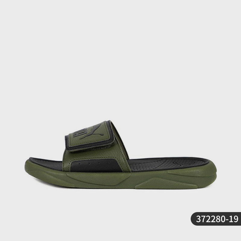 Puma Official Genuine 2025 Spring Men's and Women's Men's and Women's Velcro Lightweight Slippers 372280-23