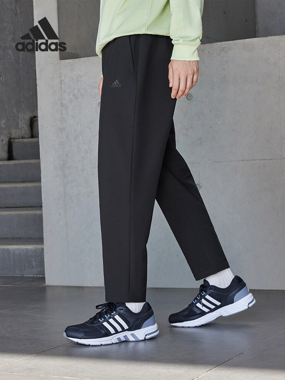 Adidas official authentic new men's casual sports simple knit pants IV7585