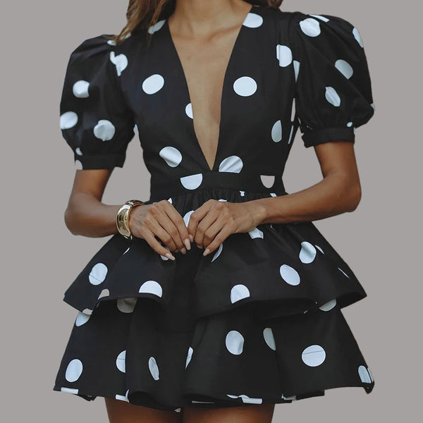 Cross-border 2025 Amazon Spring New European and American Fashion Elegant and Loose Dress