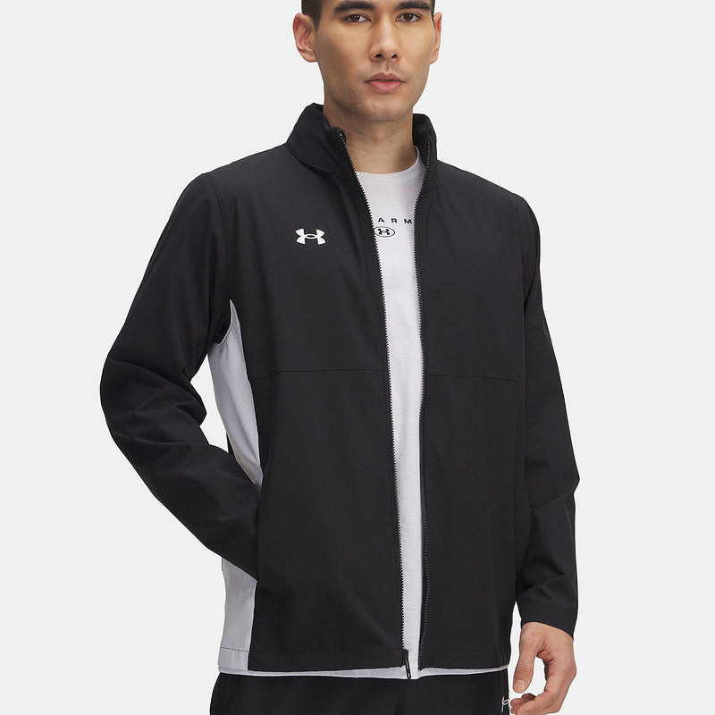UA Under Armour Jacket Autumn Winter New Men's Casual Sports Loose Breathable Black Jacket 1390159-001