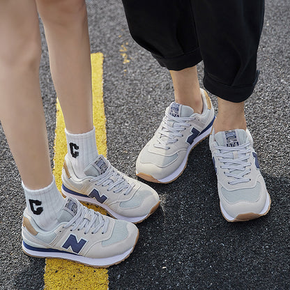 Sapatos de corrida personalizados de fábrica clássico N-word 574 primavera e outono New Balance cool running couple tênis versáteis tênis de corrida homens