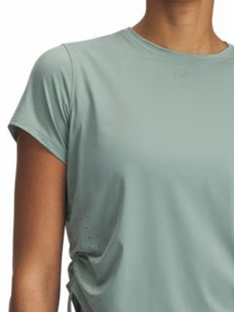 Under Armour women's T-shirt spring and summer Launch Elite upset series running sports short sleeve 1389565-348