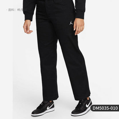 Calça desportiva de senhora Nike Jordan original, modelo reto e respirável, modelo DM5035-040.