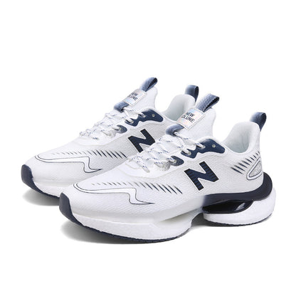 Primavera e outono New Balance Cool Run Teen Running Shoes verão Sapatos Masculinos Malha Respirável Absorção de Choque Leve Junior High School Casual