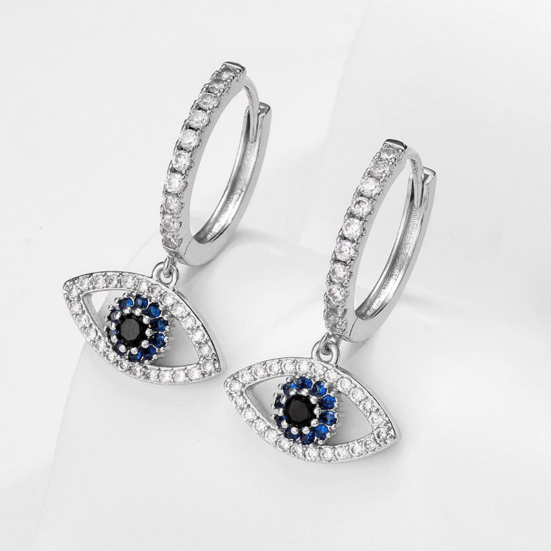 RAKOL designer creative small round hoop earrings for women, European and American fashionable simple geometric earrings, in stock wholesale