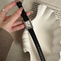 Black Belt with Silver Frame White Side (Belt)