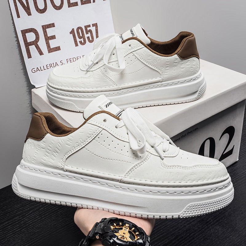 2026 Spring New Men's White Shoes, Men's Shoes, Youth Casual Shoes, Versatile Men's Sneakers, Classic Trendy Men's Shoes