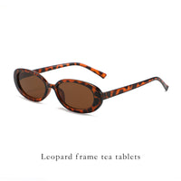 Leopard frame tea slice