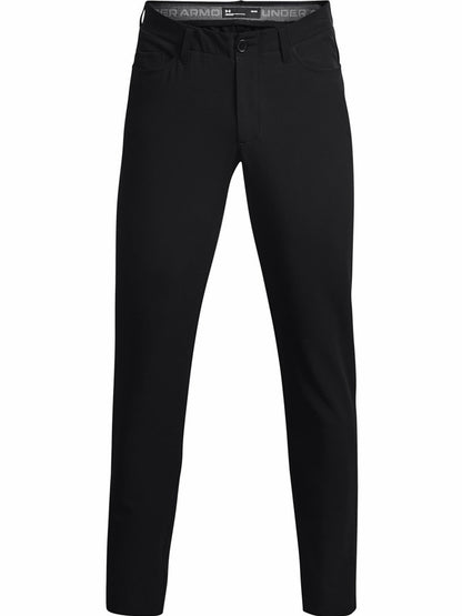 Calça de golfe para homem Under Armour UA Drive, em tecido elástico, para uso casual e confortável, preta (código 1364934).