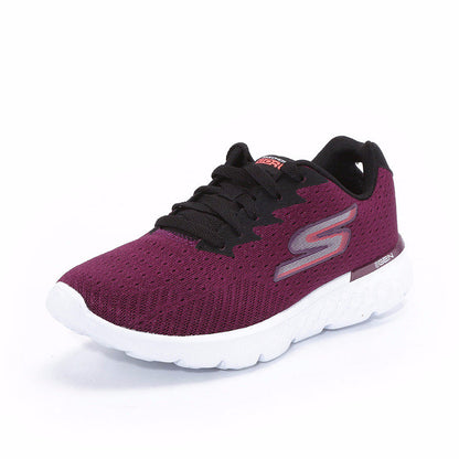 Skechers Walking Shoes Women's Shoes 2022 Spring and Autumn New Sneakers Mesh Lightweight Running Shoes 14804 BKW