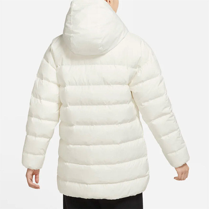 NIKE Women's Hooded Winter Midlength Casual Warm Jacket Jacket Down Jacket DQ6874-133-010