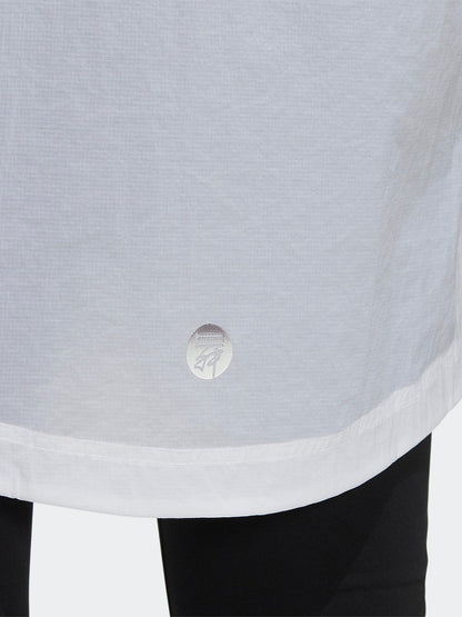 Adidas Official Genuine New Women's Sports Long Hooded Thin Jacket HF2483