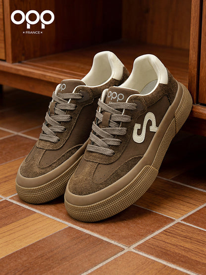 OPP men's shoes spring 2026 new low-top wear-resistant niche trendy brand versatile ruffian outdoor sports and leisure board shoes