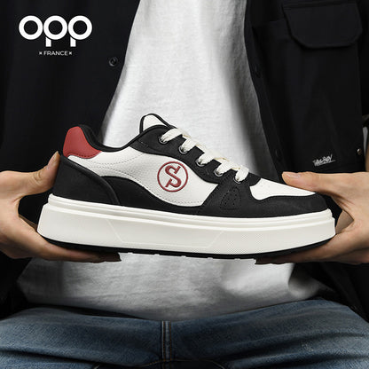 OPP men's shoes spring 2026 new men's light luxury versatile platform sports leisure low-top niche high-end board shoes