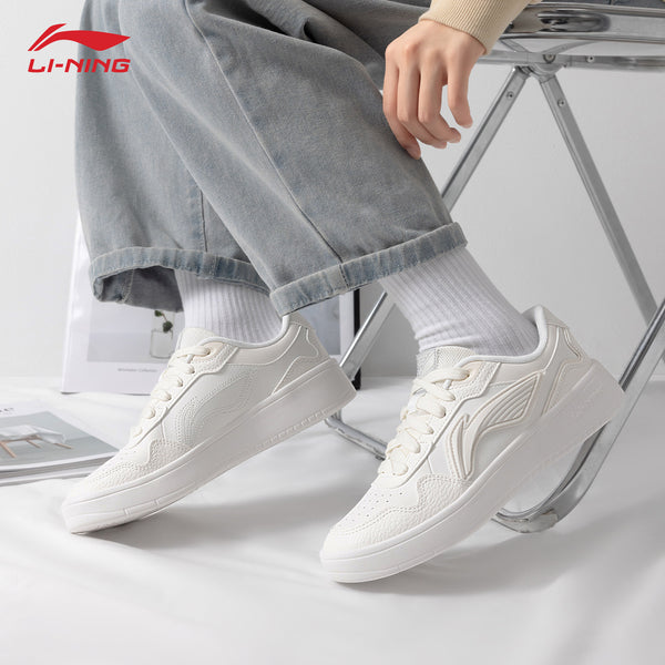 Li-Ning sneakers for women, Yuanbao 2026 summer new genuine low-top shoes, breathable casual sneakers, white sneakers