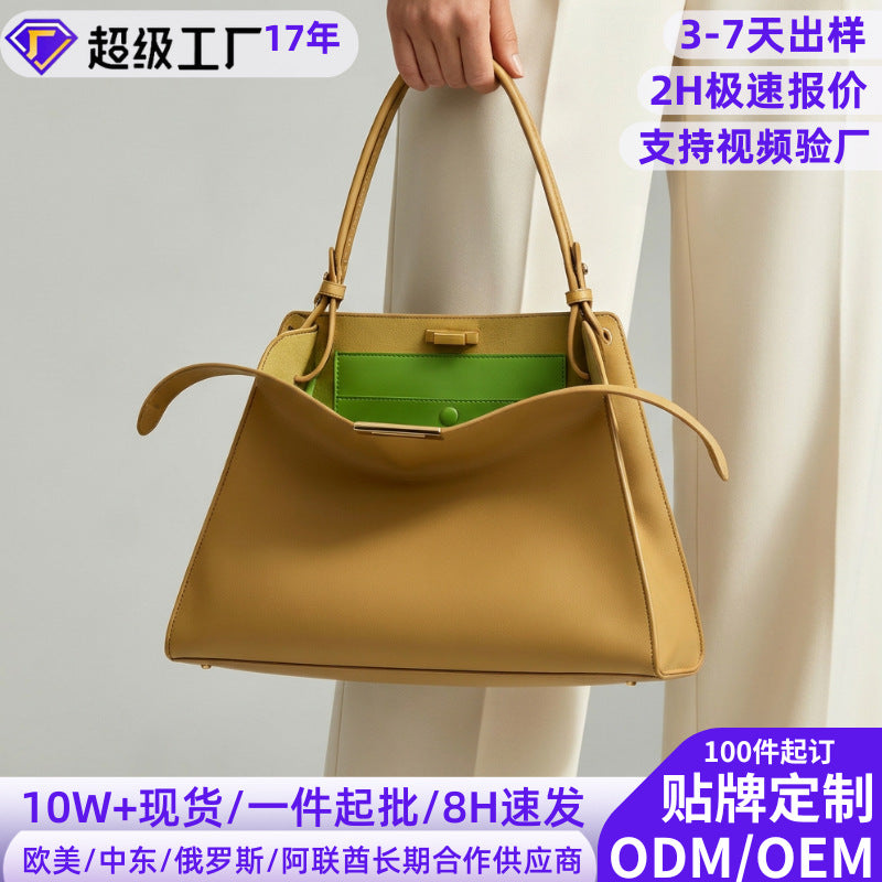 Internacional Bolsa de mão F marca estilo semelhante luxo discreto Bolsa elegante Grande capacidade para o dia a dia Bolsa tote atacado de fábrica Bolsa