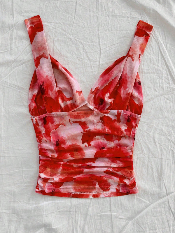 Women's Suspender Crop Top