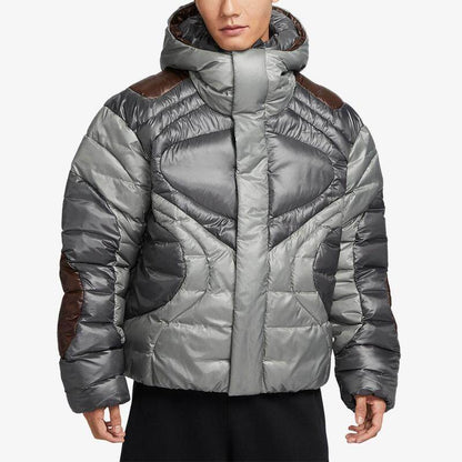 NIKE Men's Winter Hooded Athleisure Warm Loose Jacket Jacket Cotton Jacket FB7424-029