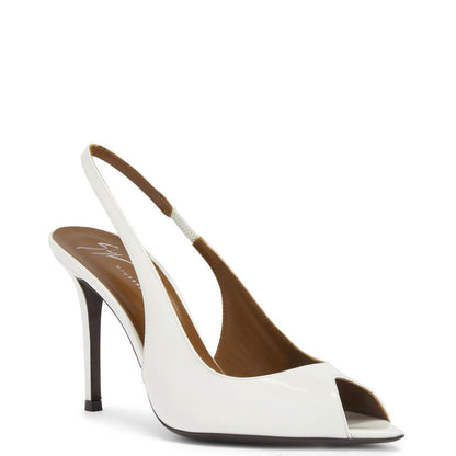 2026 summer new open-toe pointed fish mouth high heels stiletto heels and empty patent leather sandals for women cross-border European and American style