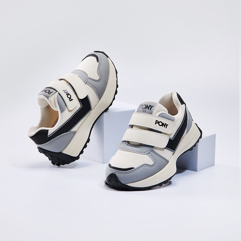 PONY Autumn New Classic Running Shoes Black Grey Casual Sneakers 233K1SO52BK