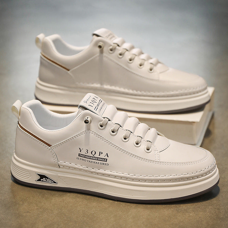 2026 Spring New Men's White Shoes, Men's Breathable Casual Sneakers, Versatile Sports Trendy New Men's Shoes