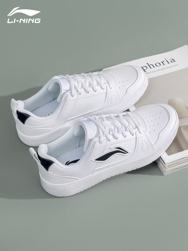 Li-Ning casual shoes, men's sneakers, Qingkong official genuine low-top flat white shoes, men's comfortable sports shoes
