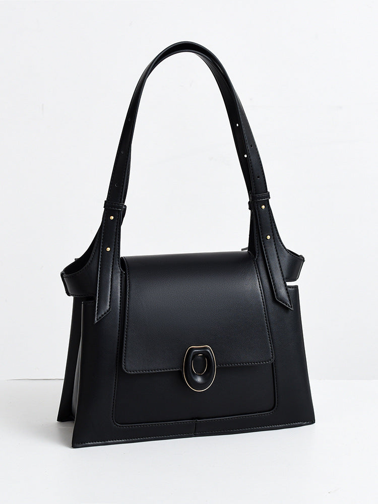 Single shoulder bag 2026 new fashionable women's bag, high-end large capacity, commuter bag, casual minimalist tote bag for women, cross-border bag