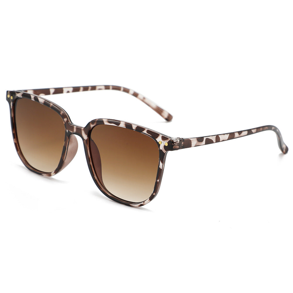 Fashionable large square frame sunglasses 2025 cross-border hot-selling personalized Mi Ting sunglasses high-end sunglasses with a high sense of sunscreen