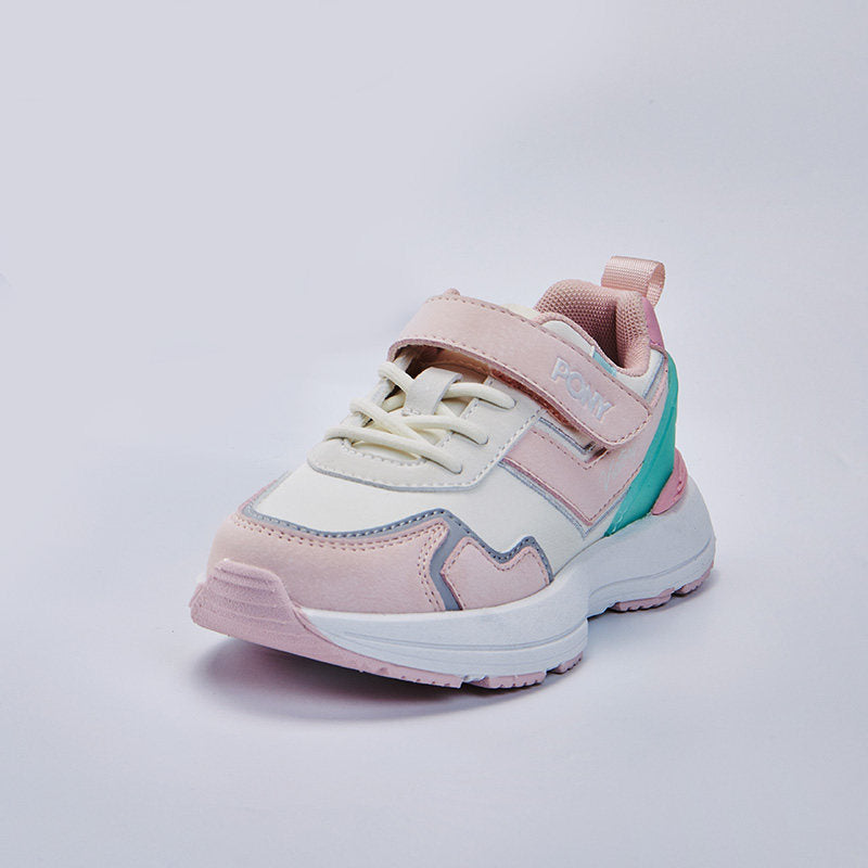 Pony PonySOHO-K Versatile Velcro Fashion Casual Vintage Sneakers for Boys and Girls 234K1SO56