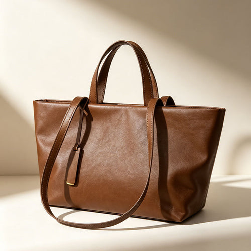 Bolsa tote Novo modelo elegante Bolsa exclusiva couro macio para o dia a dia Bolsa de ombro vintage fashion Grande capacidade Bolsa de mão