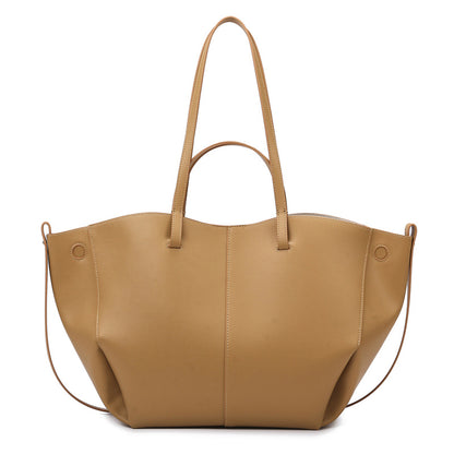 New fashionable tote bag for women, minimalist high-end wing bag, large capacity work commuter shoulder bag, cross-border bag
