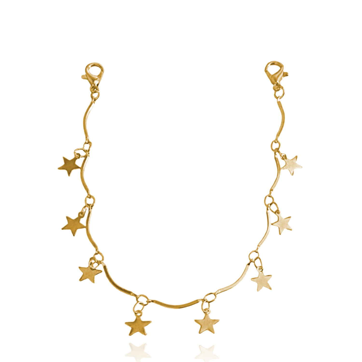 European and American cross-border jewelry ins tassel star pendant trouser pocket chain accessories women's DIY small accessories spot wholesale