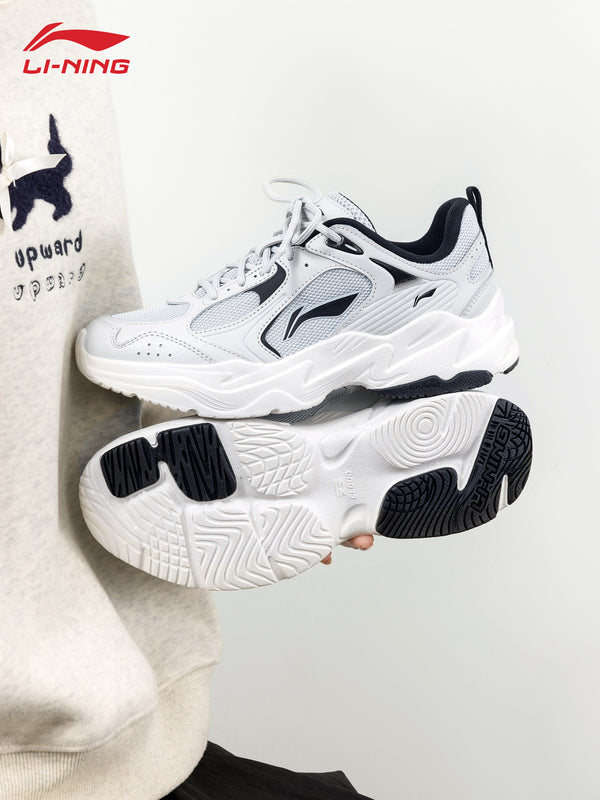 Li Ning Yungui women's shoes, dad shoes, new authentic classic versatile casual shoes with thick soles, shock-absorbing sports shoes